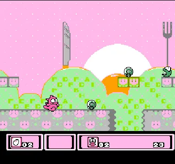 Asmik-kun Land (Japan) screen shot game playing